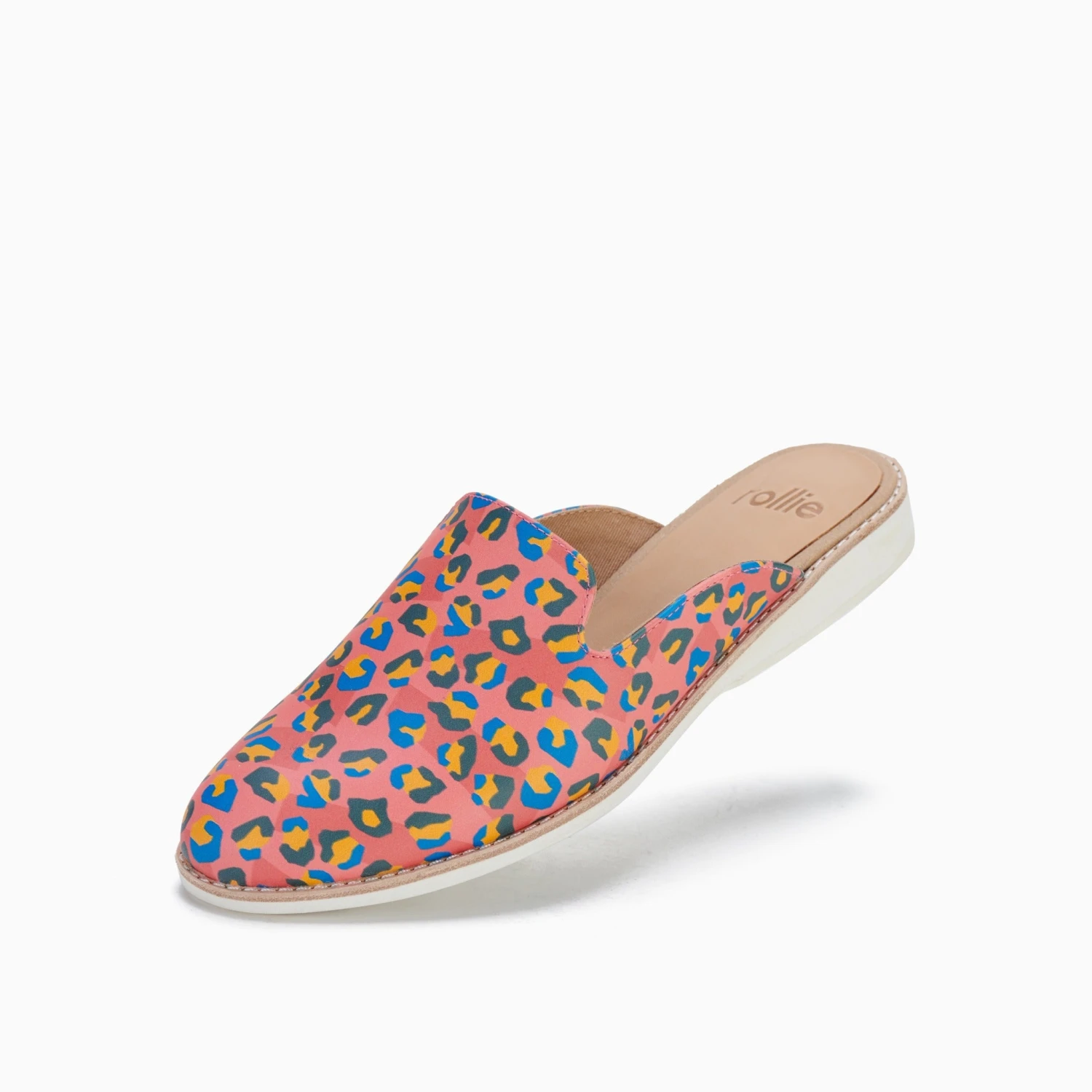 Rollie Nation Derby Mule Fuchsia Leopard All Shoes 3 Rollie Nation Derby Mule Fuchsia Leopard All Shoes