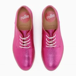 Rollie Nation All Shoes Derby Super Soft Raspberry Tumble