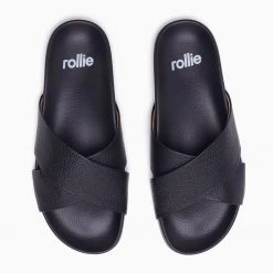 Rollie Nation Tide Cross Slide Black All Shoes 21 Rollie Nation Tide Cross Slide Black All Shoes