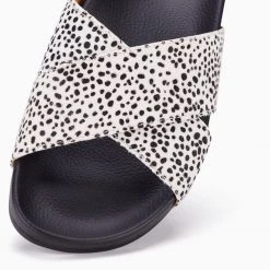 Rollie Nation Tide Cross Slide Snow Leopard All Shoes