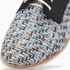 Rollie Nation All Shoes Derby Aqua Tweed Black