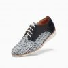 Rollie Nation All Shoes Derby Aqua Tweed Black
