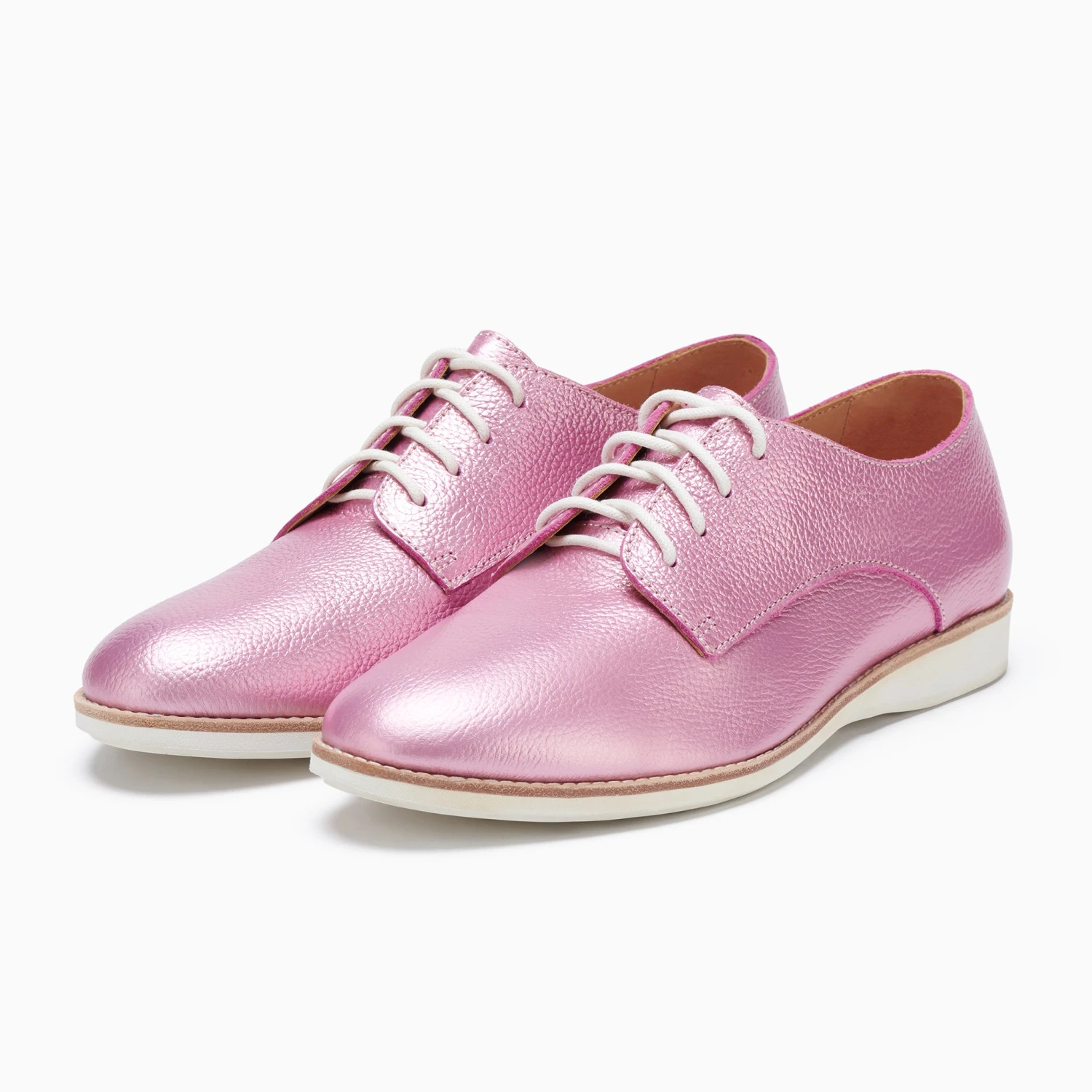 Rollie Nation Derby Super Soft Pink Metallic All Shoes 14 Rollie Nation Derby Super Soft Pink Metallic All Shoes