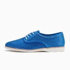 Rollie Nation All Shoes Derby Punch Blue Shimmer