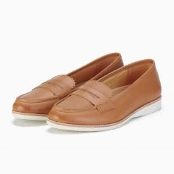 Rollie Nation Penny Loafer Cognac Burnish