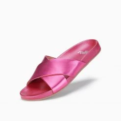 Rollie Nation All Shoes Tide Cross Slide Raspberry Metallic