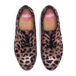 Rollie Nation Derby Rose Gold Leopard/Black New Arrivals