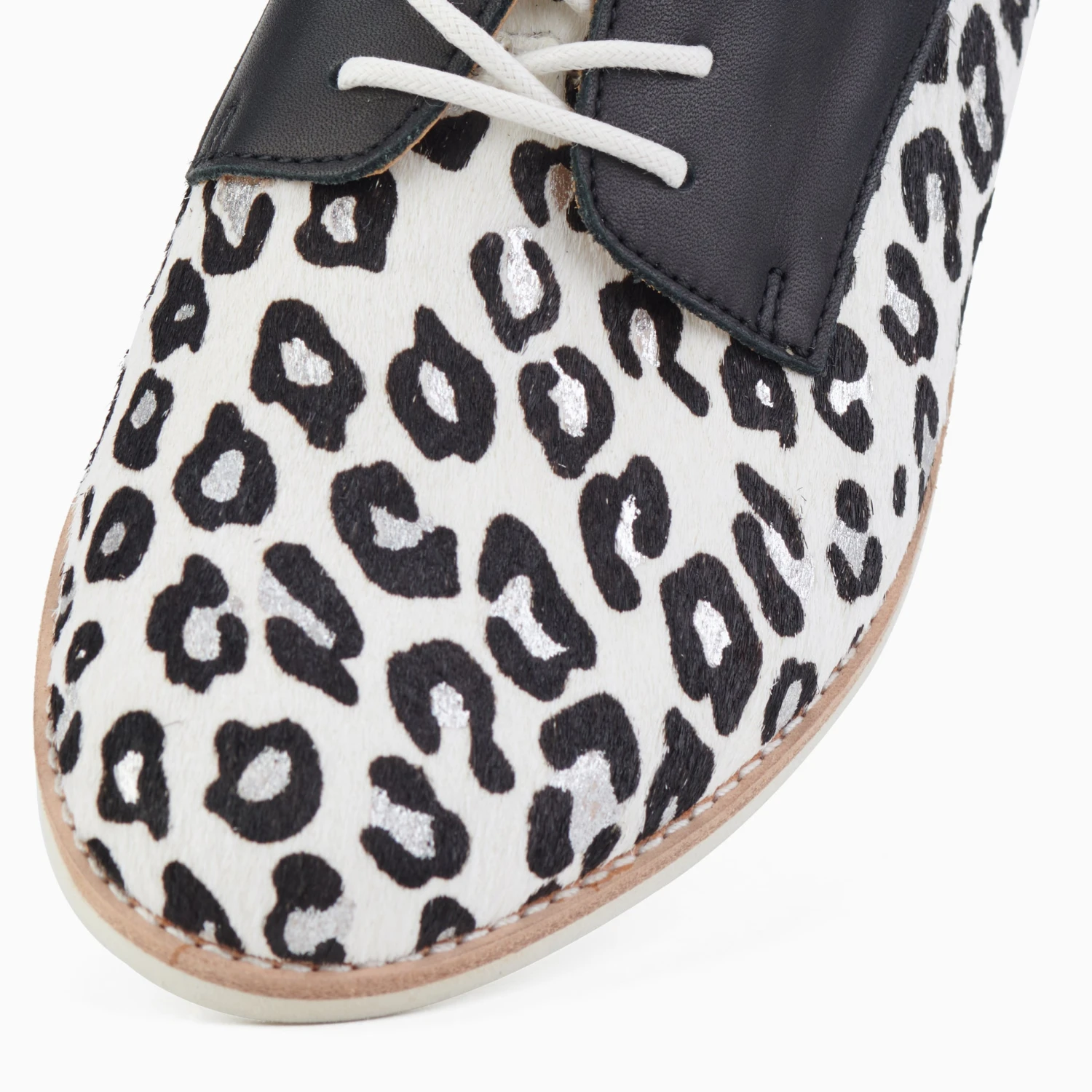 Rollie Nation Derby Silver Leopard Black All Shoes 5 Rollie Nation Derby Silver Leopard Black All Shoes