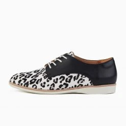 Rollie Nation Derby Silver Leopard Black All Shoes 14 Rollie Nation Derby Silver Leopard Black All Shoes