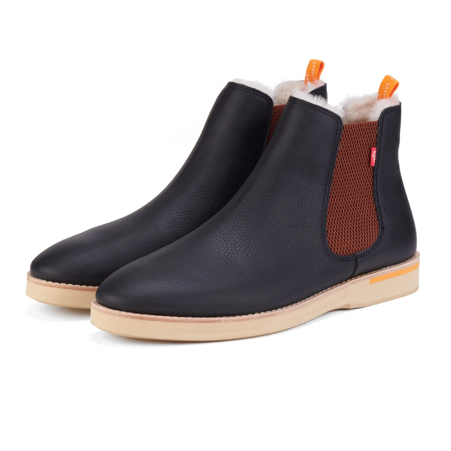 Rollie Nation Chelsea Mens Stack Black Fleece 6 Rollie Nation Chelsea Mens Stack Black Fleece