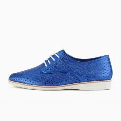 Rollie Nation Derby Punch Sapphire Metallic All Shoes