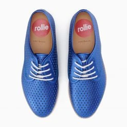 Rollie Nation Derby Punch Sapphire Metallic All Shoes