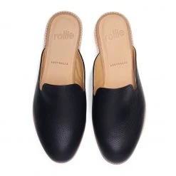 Rollie Nation Back In Stock Derby Mule Black Tumble 13 Rollie Nation Back In Stock Derby Mule Black Tumble
