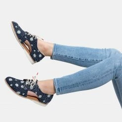 Rollie Nation Sidecut Navy Artistic Dots