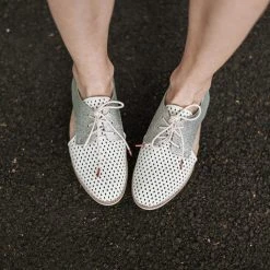 Rollie Nation Slingback Punch White / Silver Glitter All Shoes