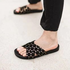 Rollie Nation All Shoes Tide Cross Slide Gold Star