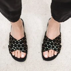 Rollie Nation All Shoes Tide Cross Slide Gold Star