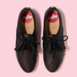 Rollie Nation Leather Tassel Set Black (4 Per Set) Accessories